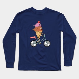 Ice Cream Fast Food Long Sleeve T-Shirt